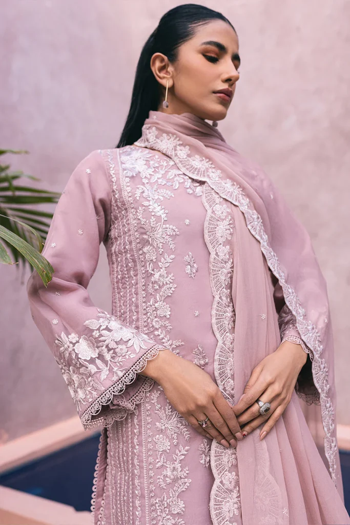Azure 3-Piece Dhanak Suit – Brand Code 3621 - alternate view