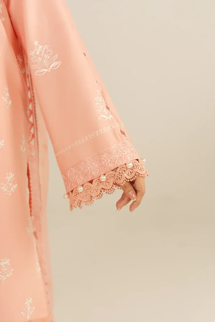 Maria B 3-Piece Dhanak Suit – Brand Code 3615 - alternate view
