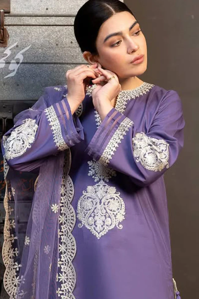 Kokum 3-Piece Dhanak Suit – Brand Code 679 - alternate view