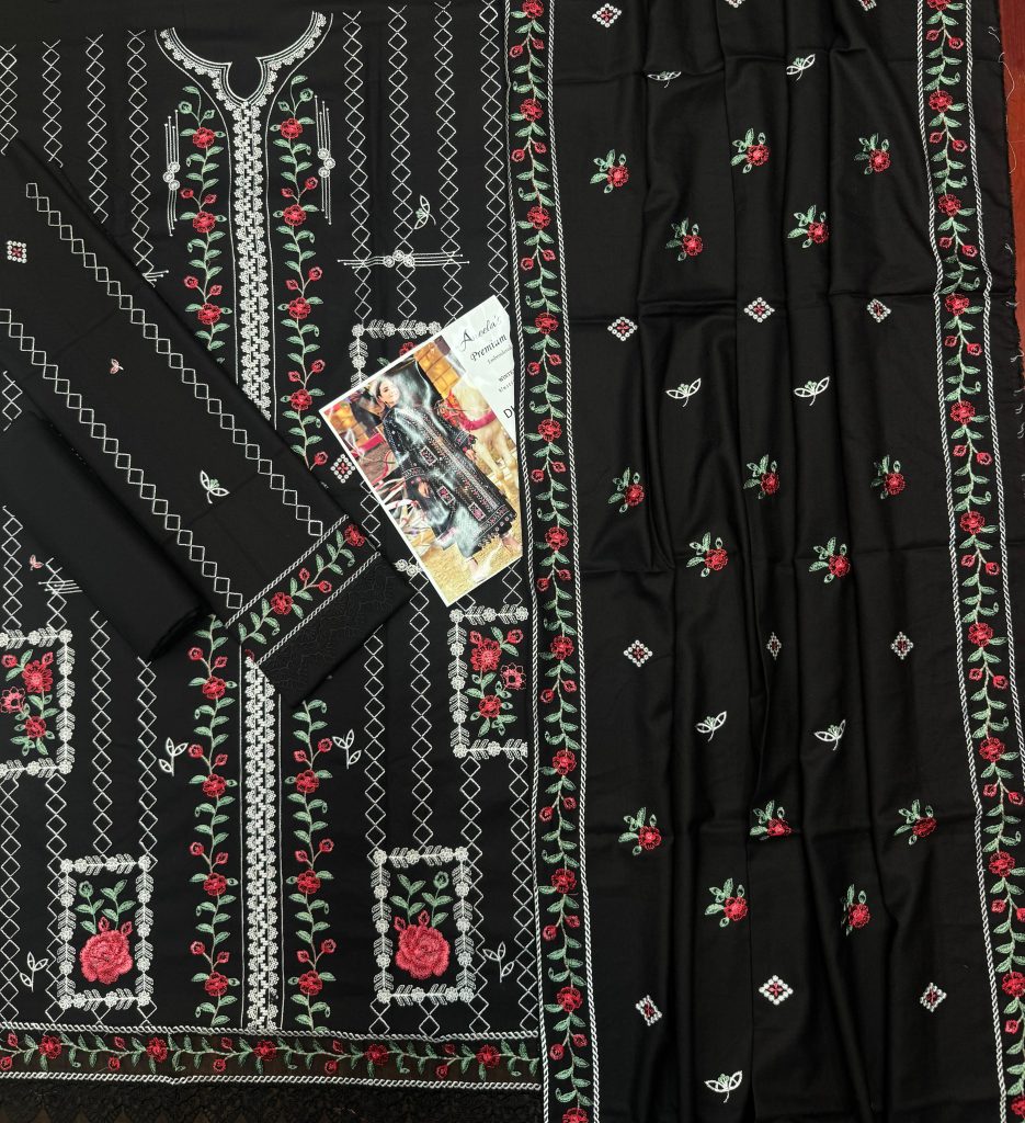 Aneela's 3-Piece Dhanak Suit – Brand Code 5122 - alternate view