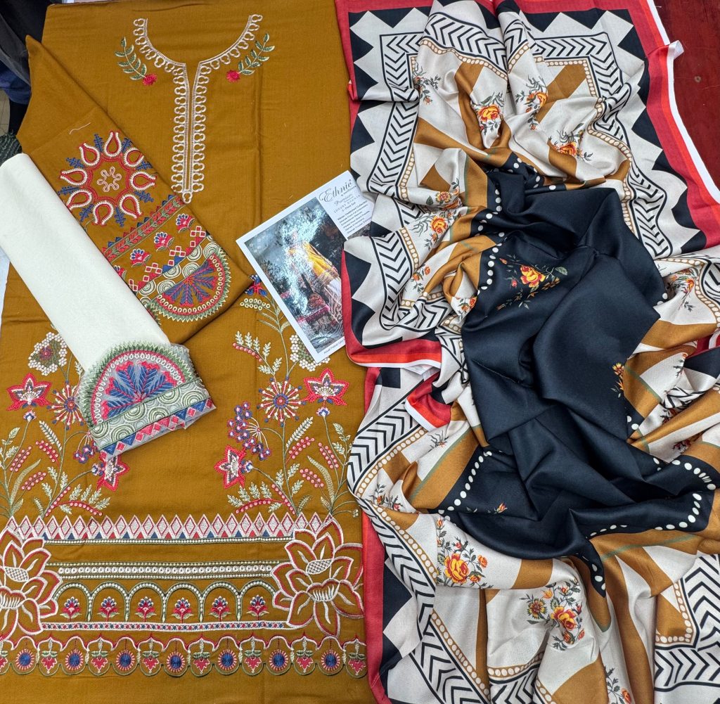 Ethnic 3-Piece Dhanak Suit – Brand Code 866 - alternate view