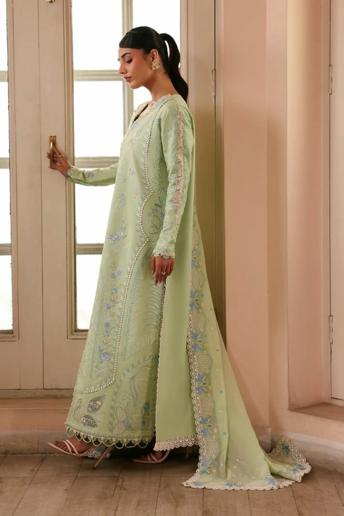 Ziva 3-Piece Dhanak Suit – Winter Collection 2026 - alternate view