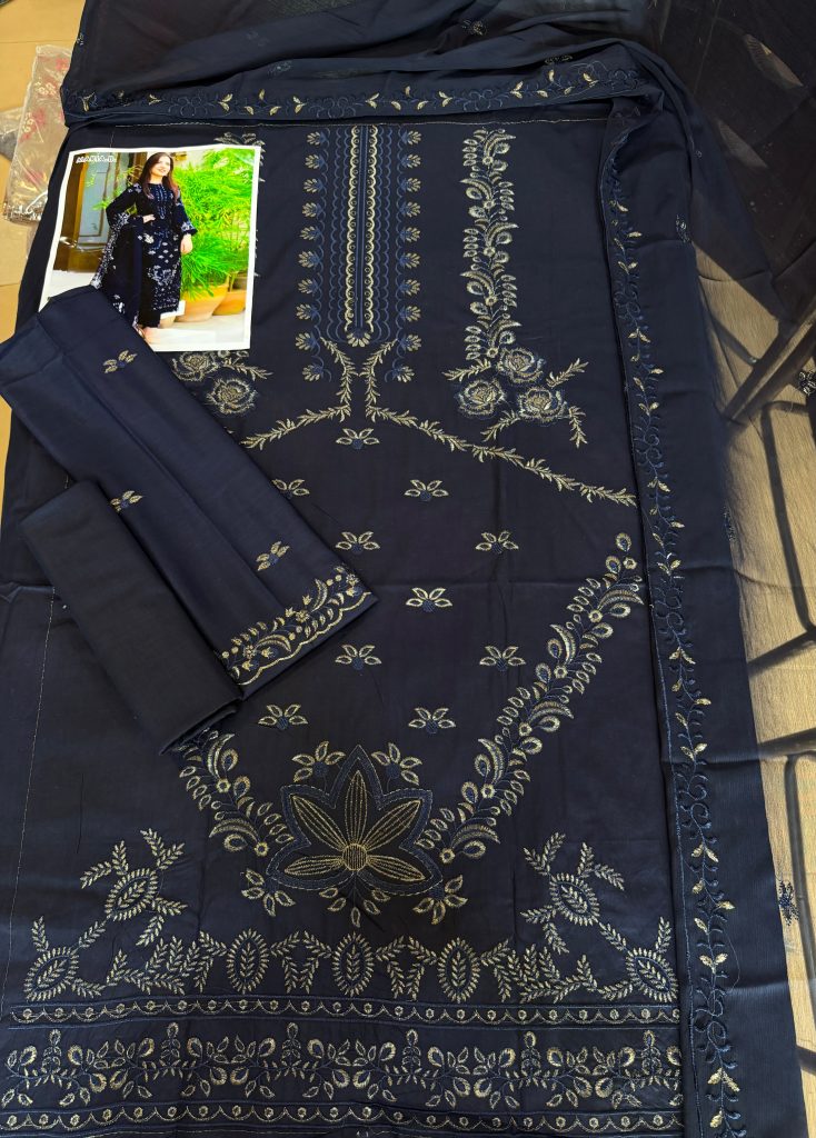 Dana Neer Luxury 3-Piece Lawn Suit – Fine Quality Lawn - alternate view