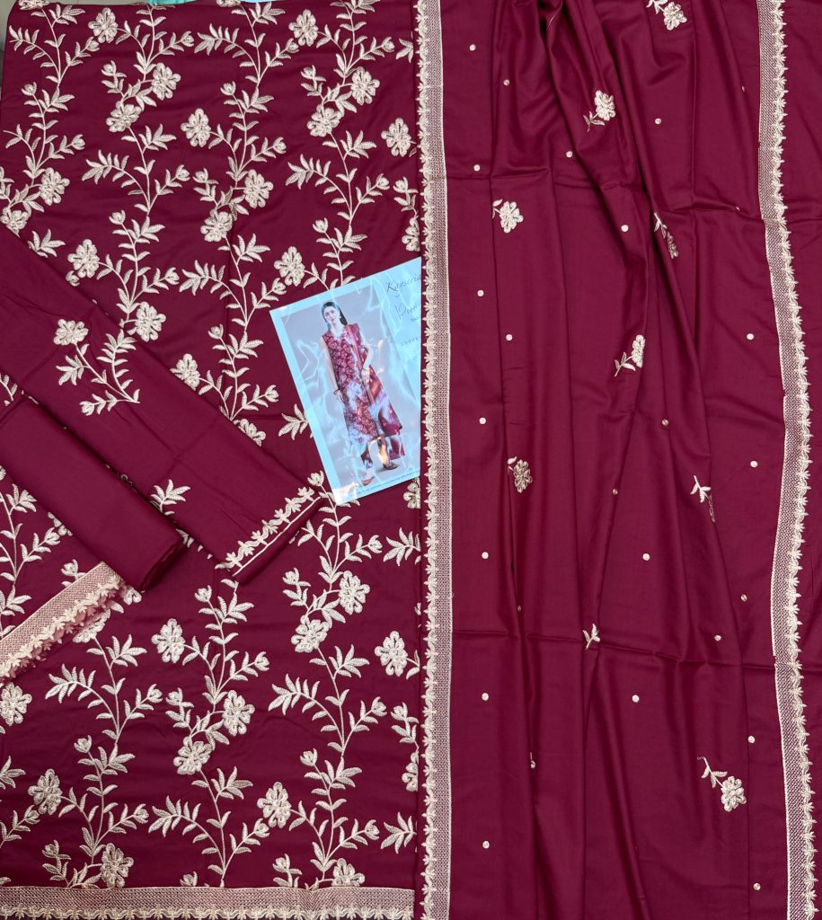 Kayseria 3-Piece Dhanak Suit – Brand Code 3536 - alternate view