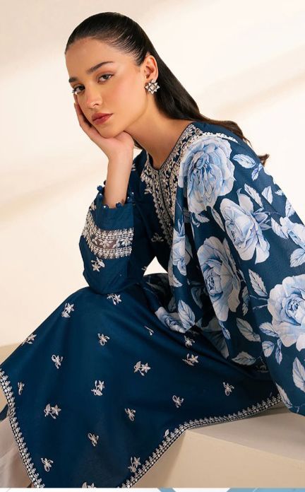 Cross Stitch Luxury 3-Piece Lawn Suit – Brand Code 990 - alternate view