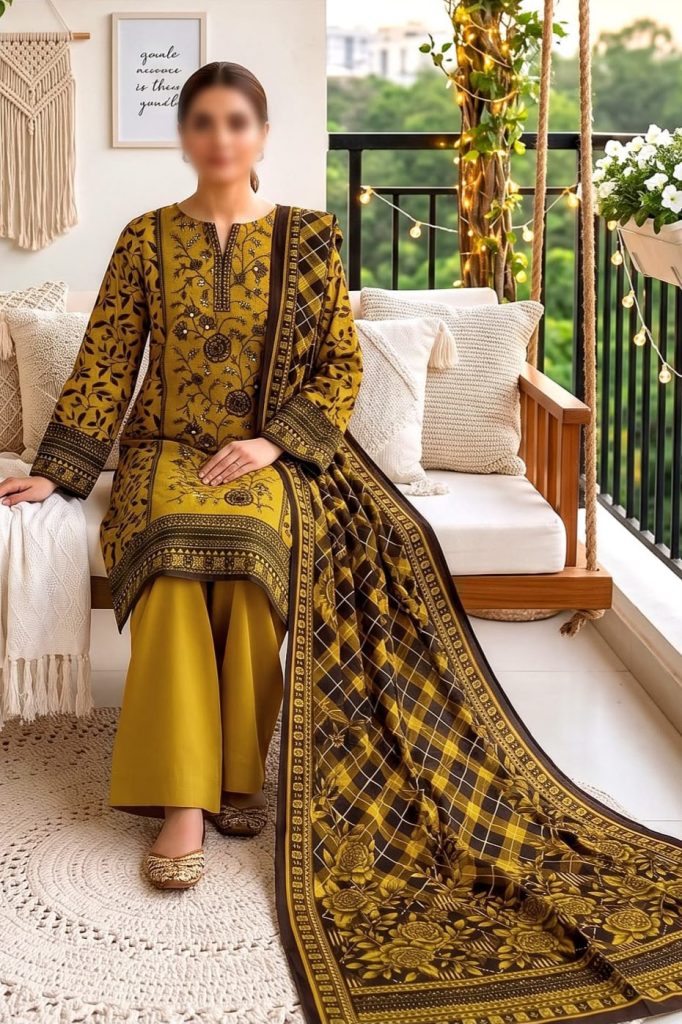 Sapphire 3-Piece Dhanak Suit – Brand Code 5600 - alternate view