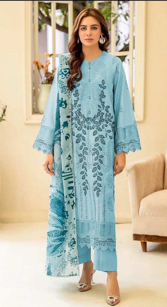 Adan Libas 3-Piece Dhanak Suit – Brand Code 801 - alternate view