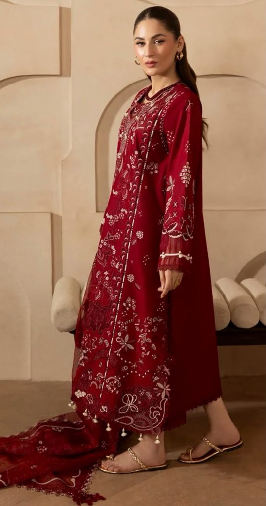 Mehmal Hit 3-Piece Dhanak Suit – Brand Code 508 - alternate view