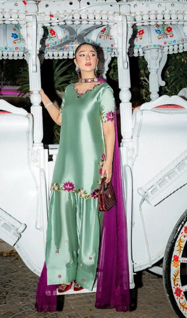 Murk Shemoz Silk 3-Piece Suit – Chiffon Embroidered Dupatta - alternate view