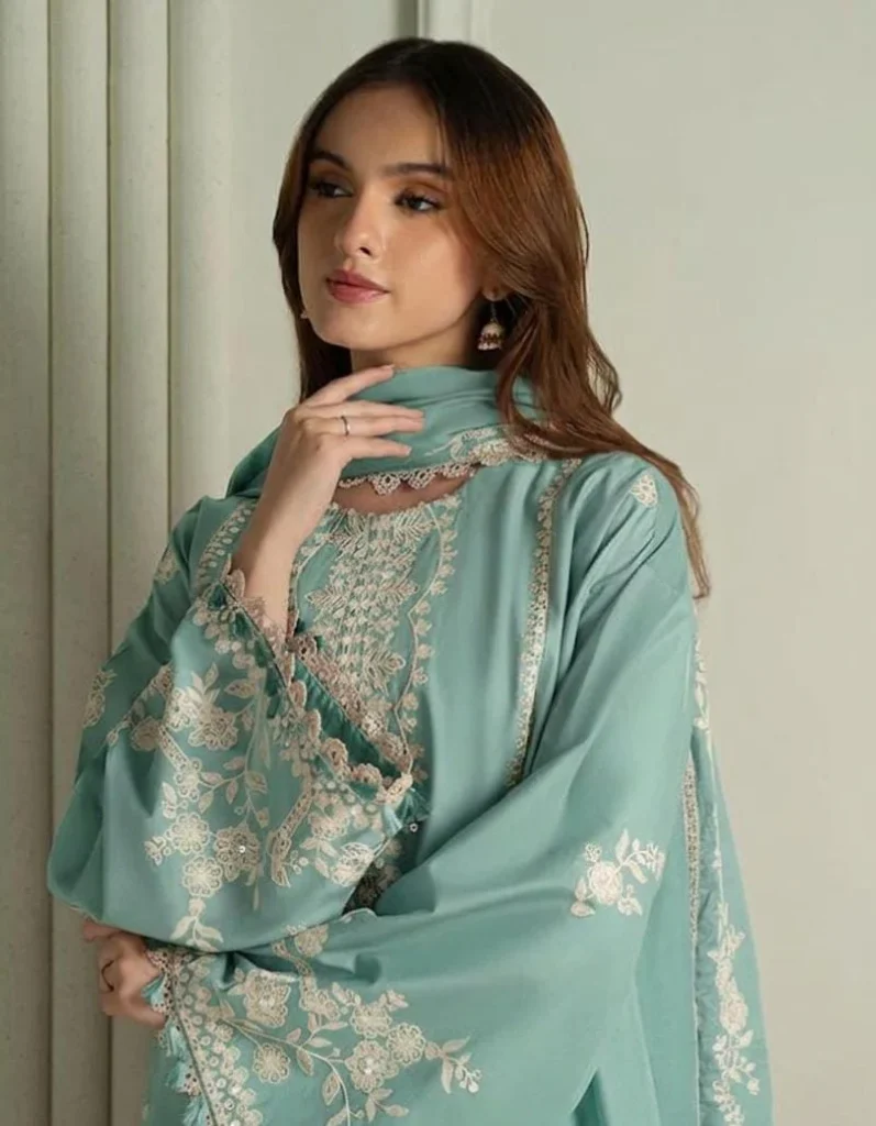 Cross Stitch 3-Piece Dhanak Suit – Brand Code 3523 - alternate view