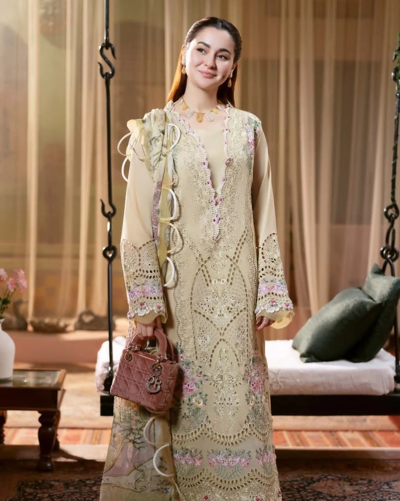 jade luxury 3 piece lawn suit – brand code 984