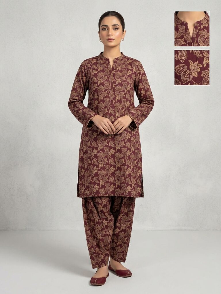 Sapphire Digital Print All Over Khaddar 2 Piece Suit - 2026 - alternate view