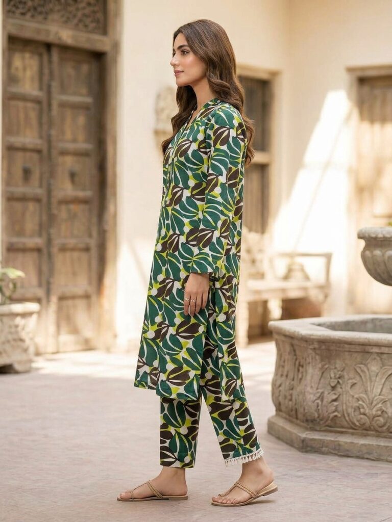 Sapphire Digital Print All Over Viscose 2-Piece Suit 2026 - alternate view